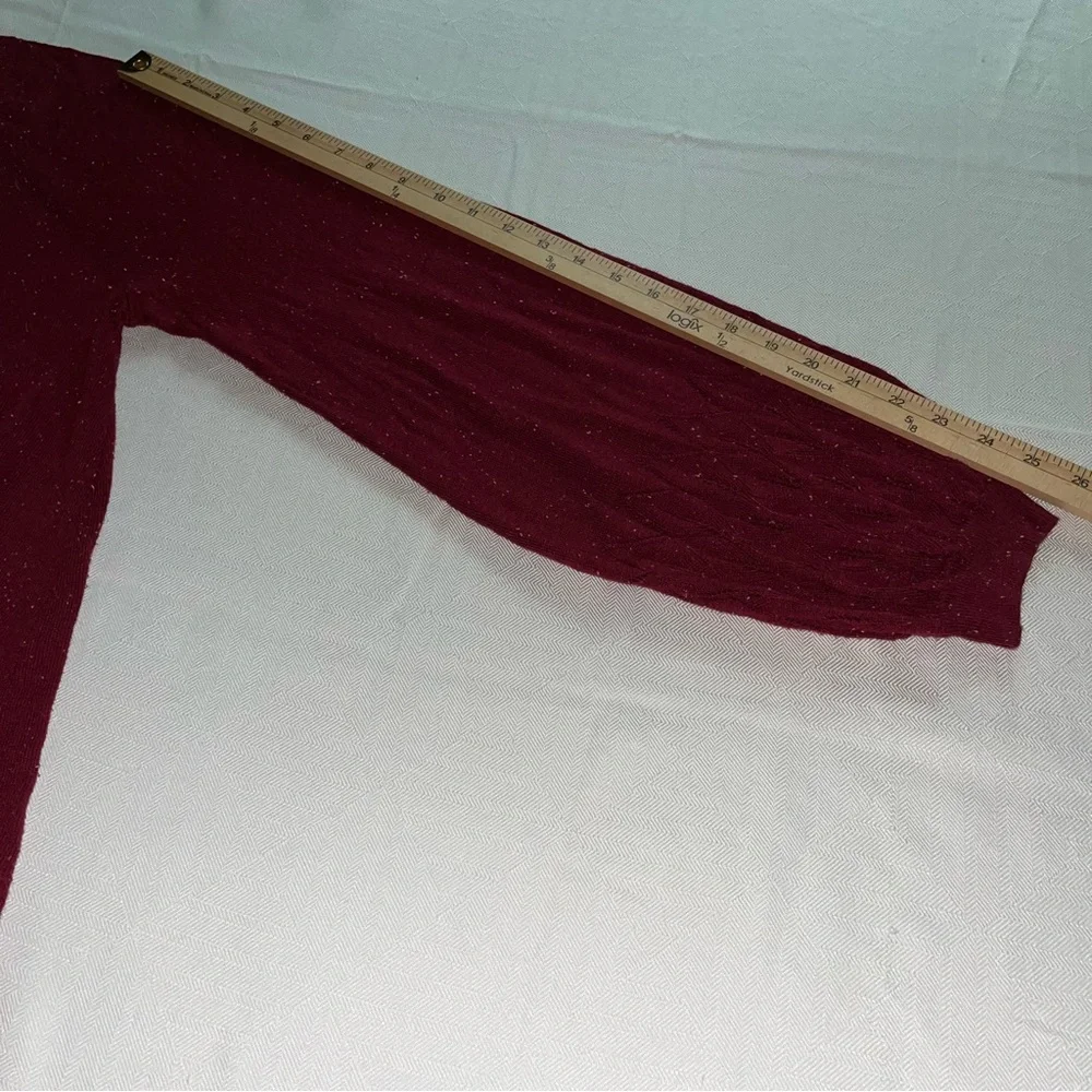 LC Lauren‎ Conrad Long Sleeve Bottom Front Tie Sweater Size Medium